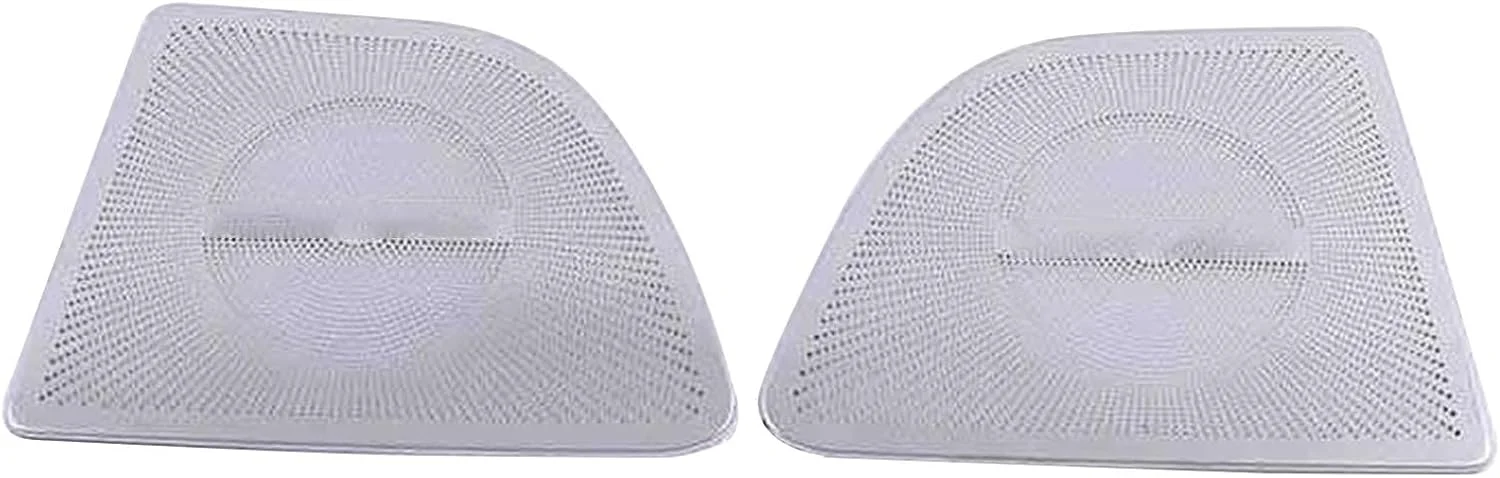 روکش بلندگوی YPGHBHD برای درب جلو، سازگار با ولوو S60 2020، روکش بلندگوی درب، توری، روکش بلندگوی درب خودرو، نقره ای B