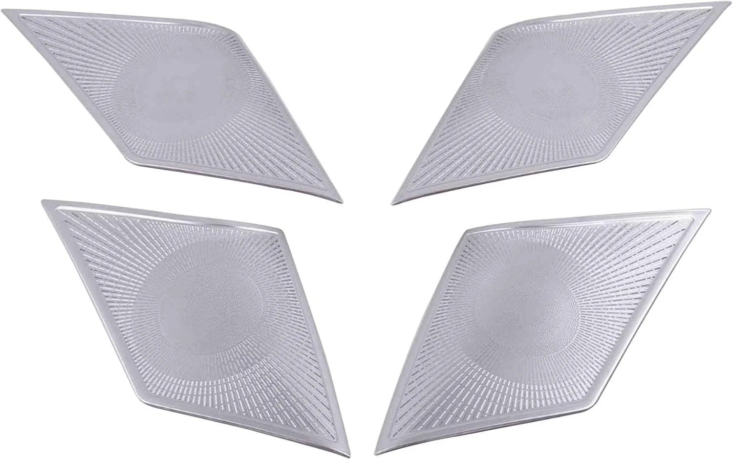 روکش بلندگوی YPGHBHD برای درب جلو، سازگار با کیا K5 2020، روکش بلندگوی درب، توری، روکش بلندگوی درب خودرو، نقره ای B