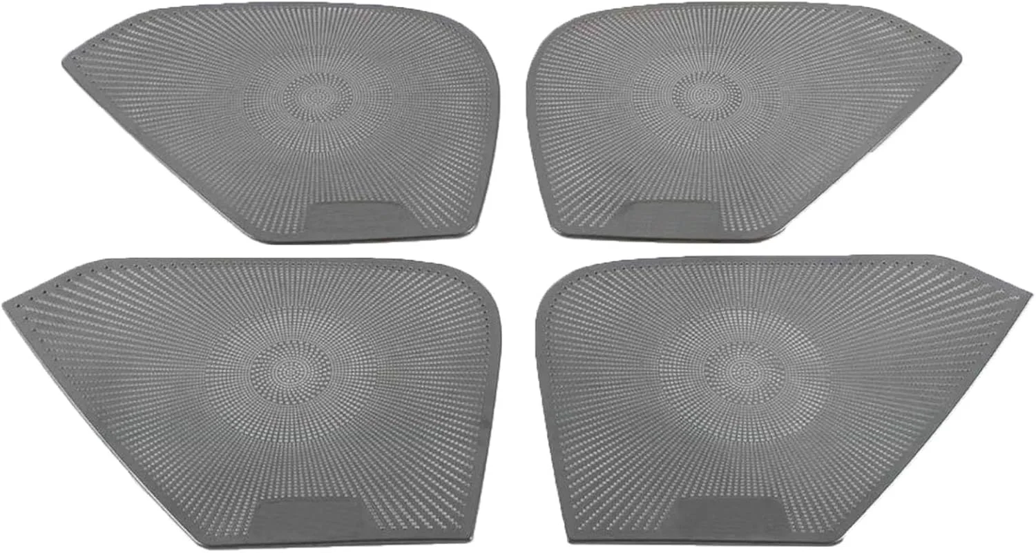 روکش بلندگوی YPGHBHD برای درب جلو، سازگار با Mazda CX-5 2017-2020، روکش بلندگوی درب، توری، روکش بلندگوی درب خودرو، مشکی