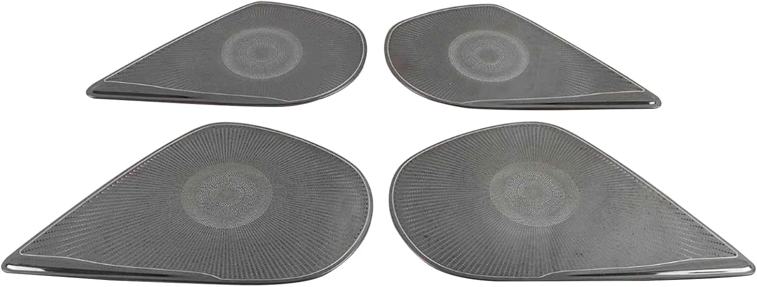 روکش بلندگوی YPGHBHD برای درب جلو، سازگار با مزدا آتنزا 2020، روکش بلندگوی درب، توری، روکش بلندگوی درب خودرو، مشکی