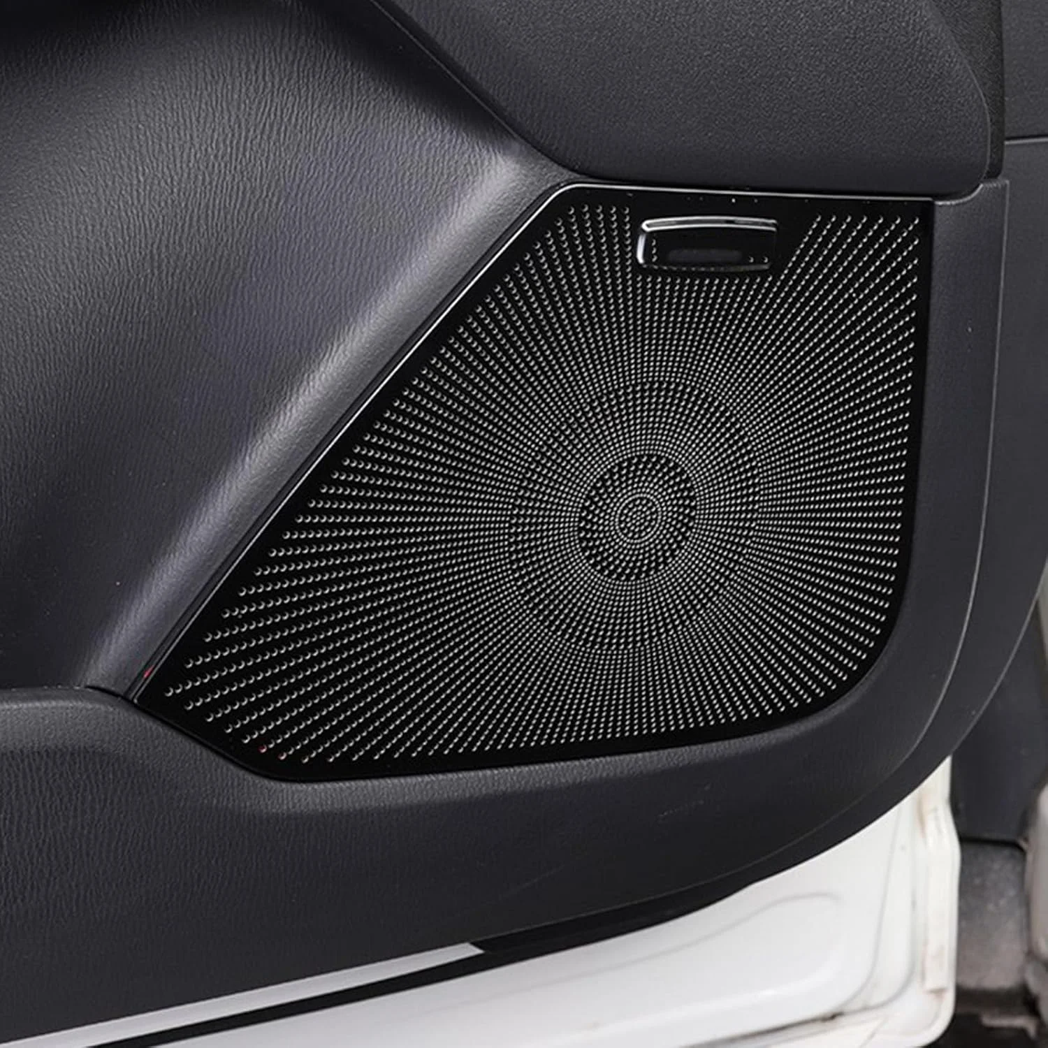روکش بلندگوی YPGHBHD برای درب جلو، سازگار با Mazda CX-5 2017-2020، روکش بلندگوی درب، توری، روکش بلندگوی درب خودرو، مشکی