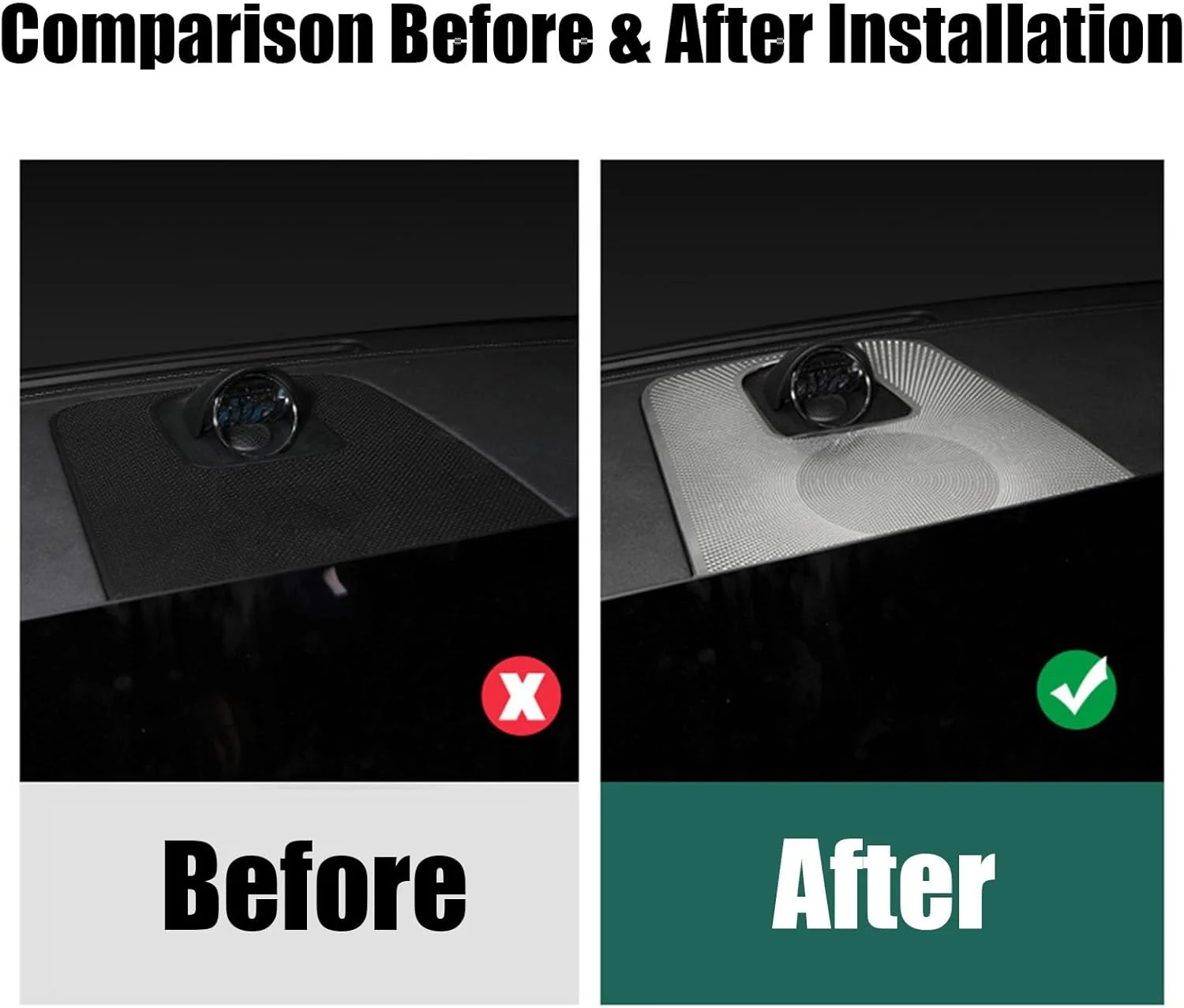 روکش بلندگوی YPGHBHD برای درب جلو، سازگار با پنل ابزار AITO M9 مدل 2024، روکش بلندگوی درب، توری، روکش بلندگوی درب خودرو، نقره ای B