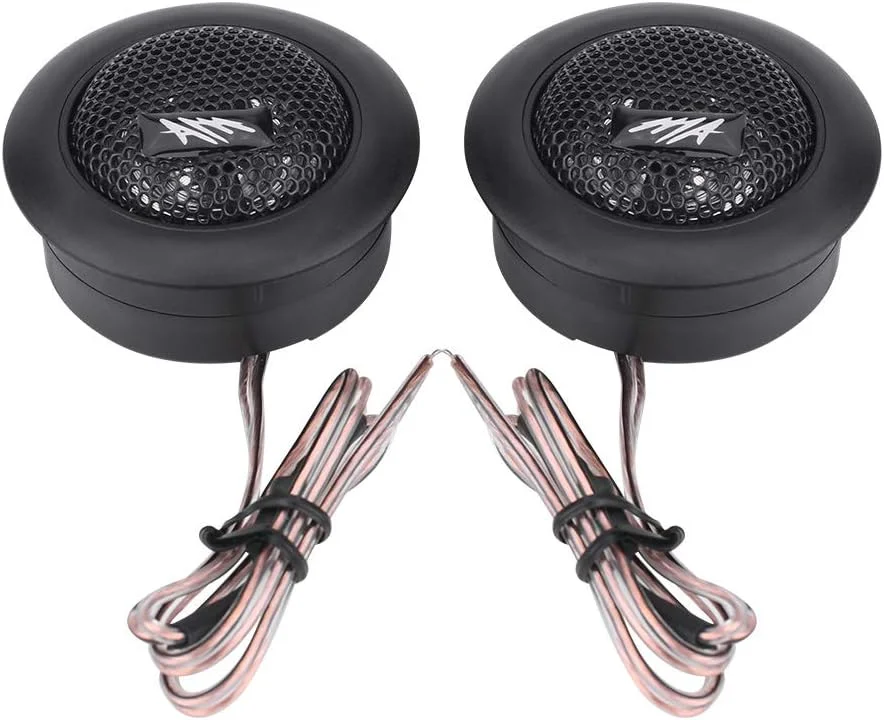 بلندگوی خودرو Yosoo Health Gear، بلندگوهای توییتر مینی سوپر قدرت 12 ولت 120 وات، بلندگوی توییتر گنبدی میکرو 2 اینچی، 1 جفت