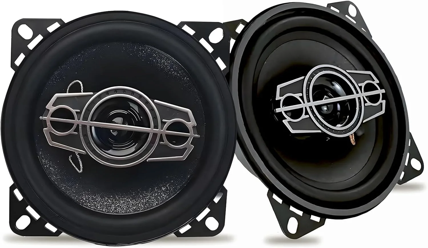 بلندگوی کواکسیال خودرو WMQ - 80/240 وات، شامل توری، مشکی (1095S)