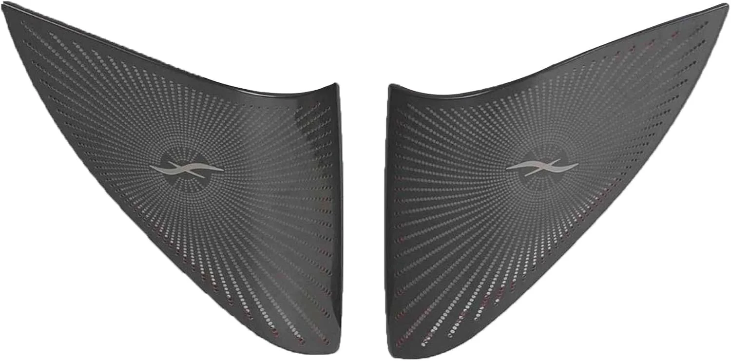 روکش بلندگوی YPGHBHD برای درب جلو، سازگار با بنز GLA 2013-2019، توری روکش بلندگوی درب، مشکی A