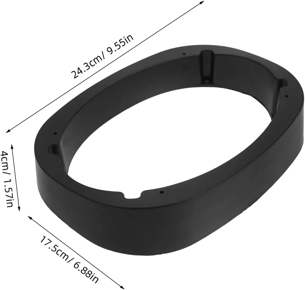 حلقه آداپتور بلندگوی خودرو VINTORKY 6x9، اسپیسر ضد آب بلندگو برای صدای بهتر