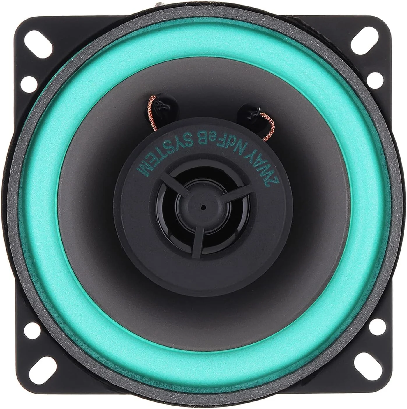 بلندگوی کواکسیال HiFi خودرو 100 واتی یونیورسال، بلندگوی استریوی موسیقی صوتی اتومبیل، فرکانس کامل با حساسیت بالا، عملکرد صوتی، خروجی قدرت، طراحی ضد رطوبت، مس خالص