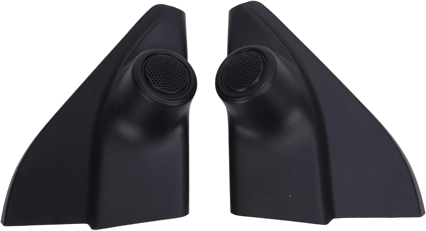 یک جفت روکش توری بلندگوی درب برای نسل هشتم 2015 تا 2020، پلاستیک با استحکام بالا، ظاهری شیک، روکش محافظ بلندگوی توری درب، تزئینات روکش بلندگوی صوتی خودرو