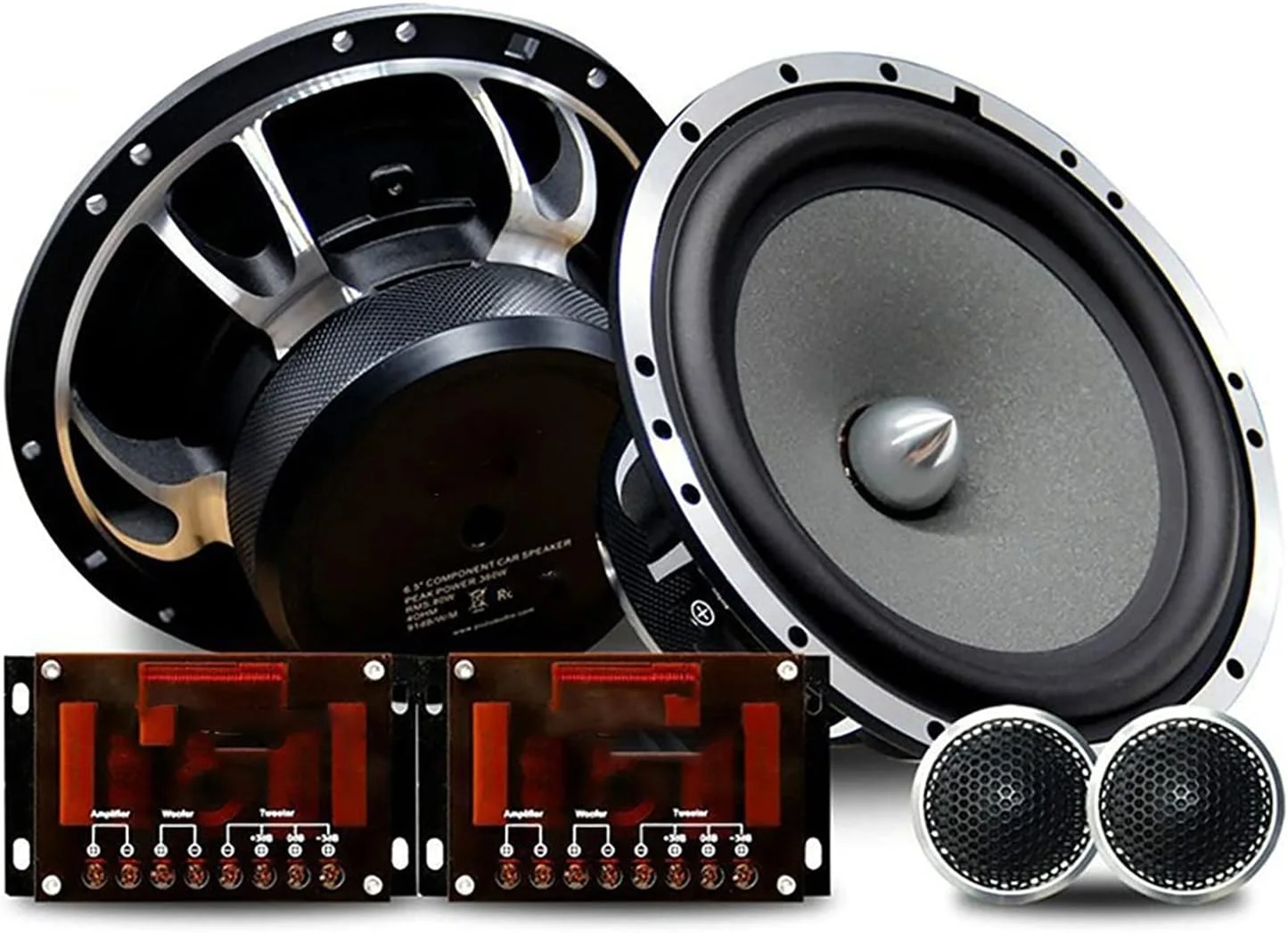 بلندگوی TTGLRT، دو عدد، 6.5 اینچ، 360 وات، 4 اهم، مجموعه بلندگو برای خودرو، کیت بلندگو، تیوتر، سیستم صوتی باس سنگین خودرو، بلندگوی قابل حمل