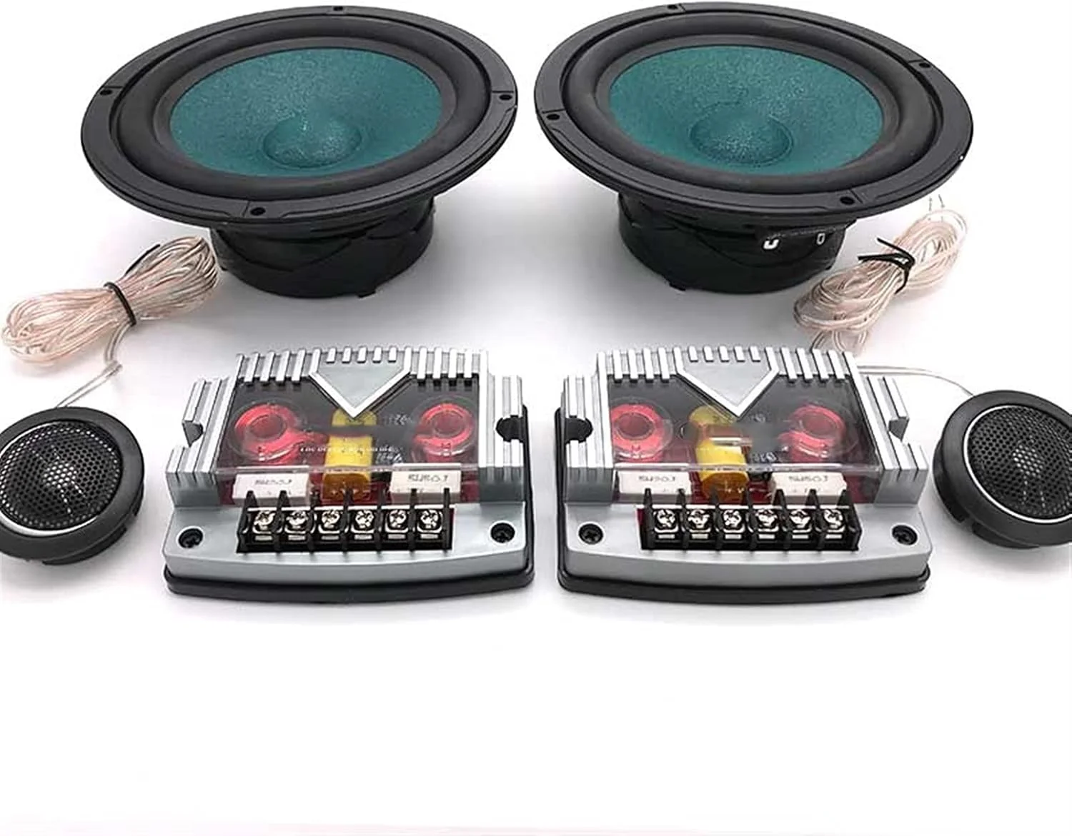 بلندگوی خودرو TTGLRT، کامپوننت 6.5 اینچی 4 اهم 380 وات با توییتر، ست بلندگوی HIFI دو طرفه 6-1/2 اینچی، بلندگوی قابل حمل