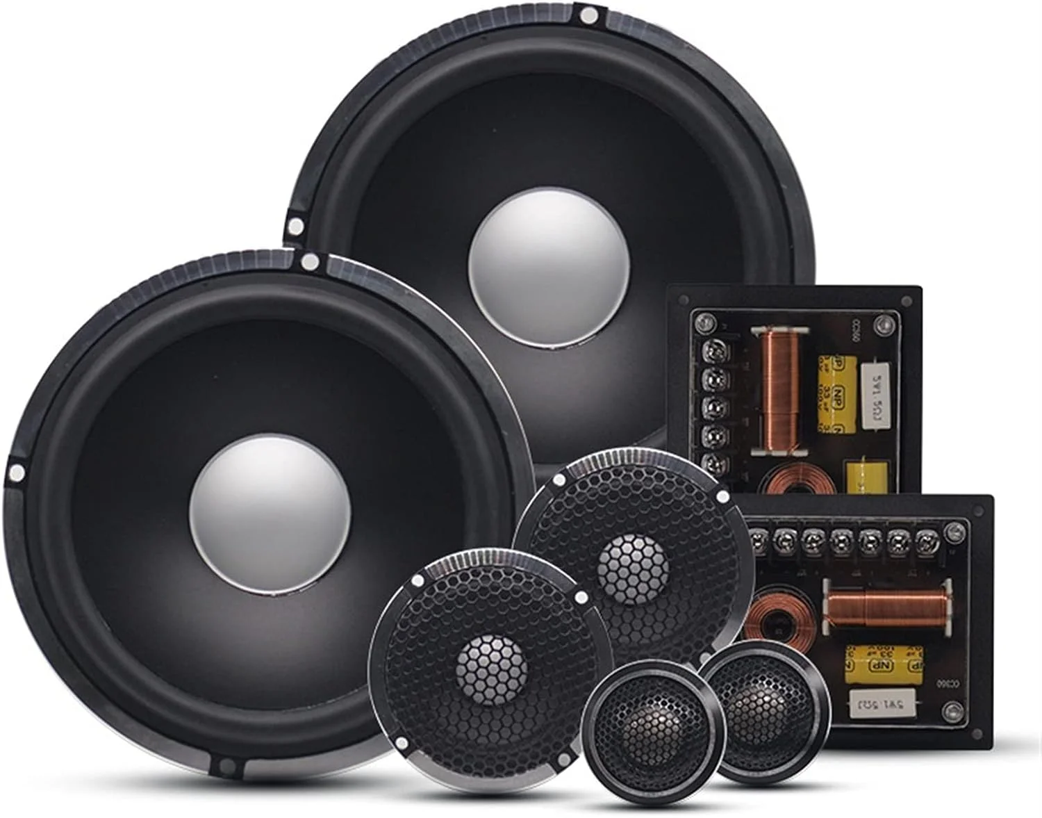 اسپیکر بی سیم فضای باز TMKJZL، بلندگوهای خودرو، توییتر 2 اینچی، میان رده 3 اینچی، ساب ووفر 6.5 اینچی، بلندگوی 3 طرفه قابل حمل خودرو با عمر باتری طولانی