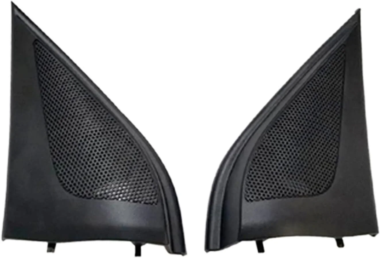 تزئینات قاب آینه درب جلو چپ و راست خودرو TIXAVE، پوشش مثلثی بلندگوهای توییتر، مناسب برای میتسوبیشی، برای پاجرو V73 V77 2003-2015 (1 عدد چپ و 1 عدد راست)