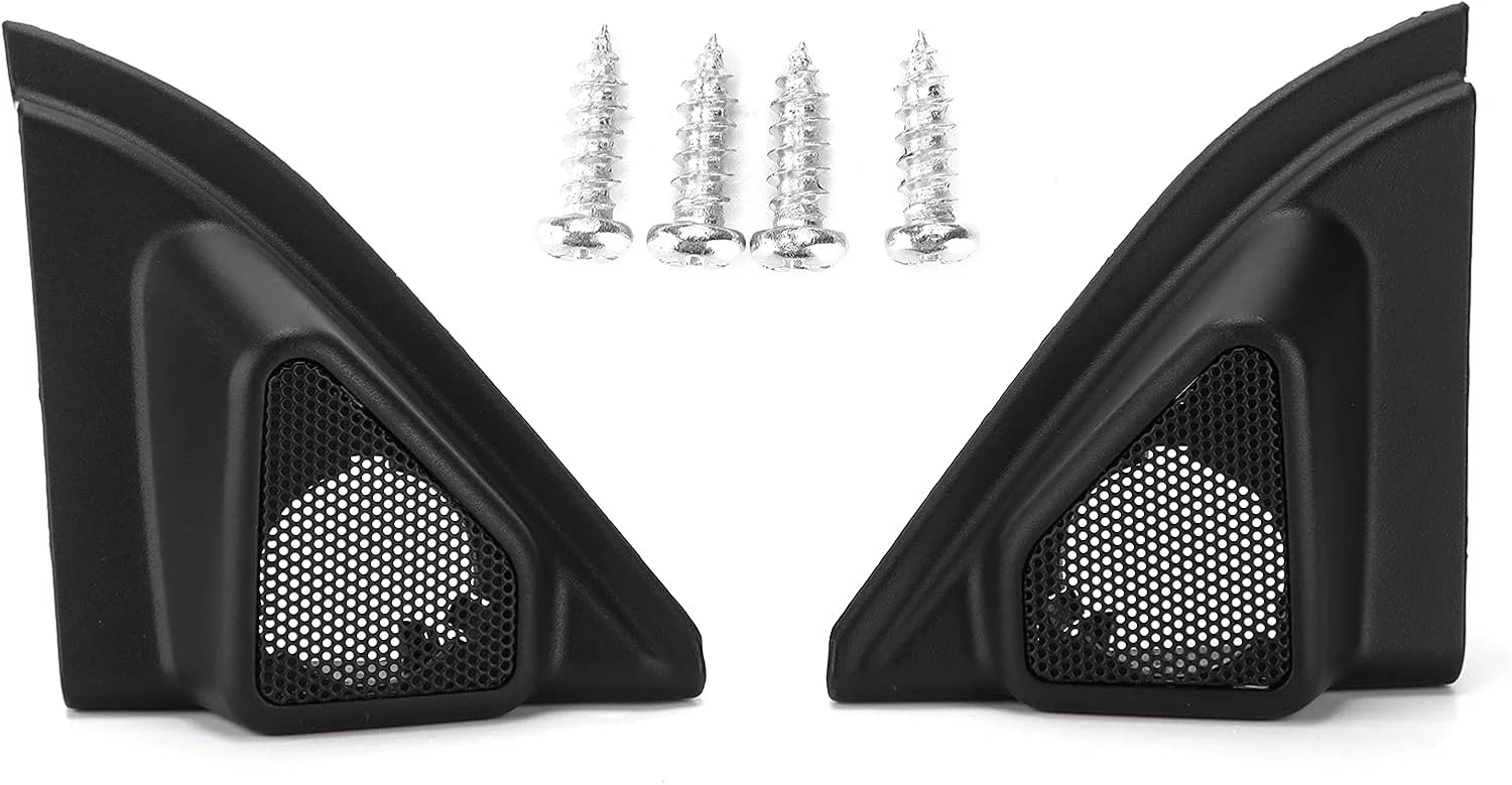 روکش تریم بلندگوی توییتر درب خودرو Starrypxl، 2 عدد، جایگزین تزئینی بلندگو Levin 2014 2019، ارتقاء تجربه صوتی، طراحی شیک