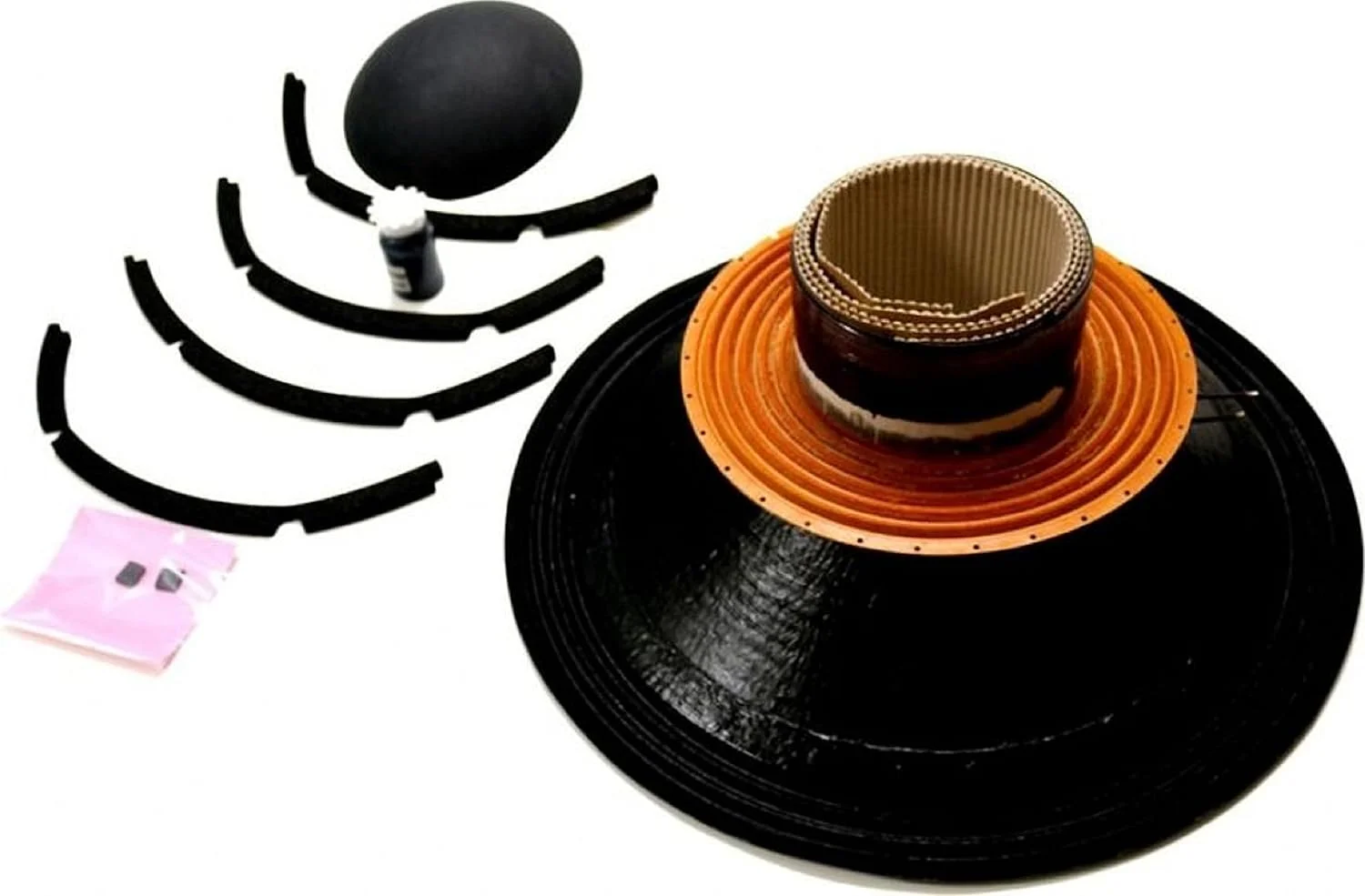 کیت تعمیر درایور فرکانس پایین B&C Speakers RCK21IPAL 21 IPAL، قطعه صوتی حرفه ای برای تعمیر درایور بلندگو مناسب برای سیستم صوتی خودرو و موتورسیکلت