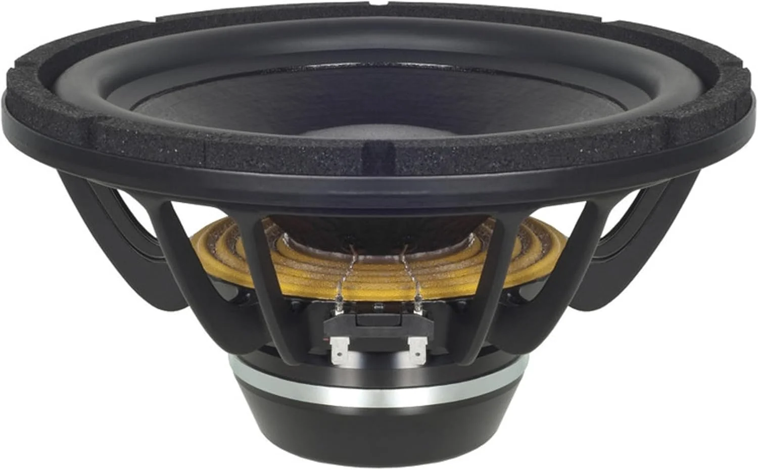 بلندگوهای B&C مدل 12BG76-8 درایورهای LF ووفر 12 اینچی ND، توان اسمی 500 وات، حداکثر توان 1000 وات، امپدانس 8 اهم، درایور بلندگوی کامپوننت صوتی حرفه ای برای خودرو و موتورسیکلت