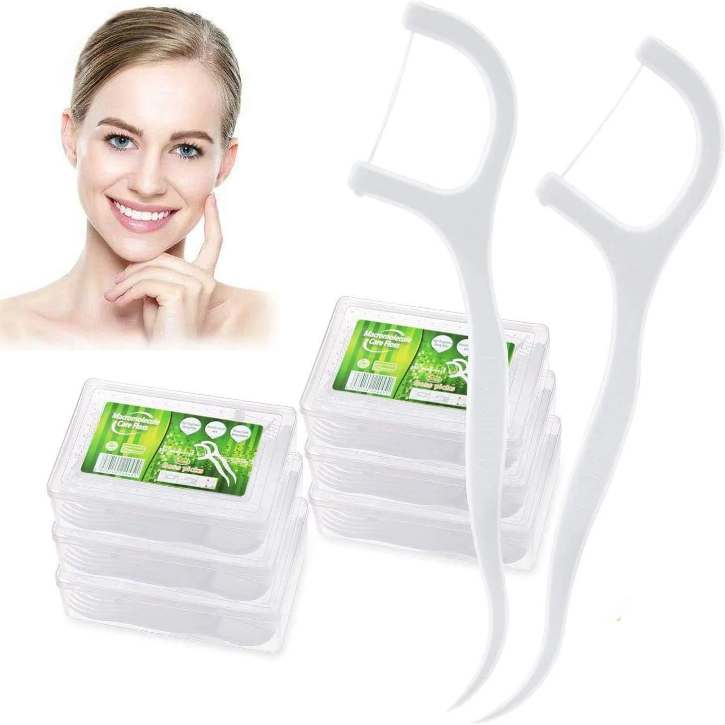 نخ دندان کمانی KASTWAVE، 200 عددی، نخ دندان مقاوم و نشکن، مناسب بزرگسالان، خلال دندان، تمیز کننده دندان، مناسب خانواده و مسافرت (سفید) نخ دندان کمانی KASTWAVE، 200 عددی، نخ دندان مقاوم و نشکن، مناسب بزرگسالان، خلال دندان، تمیز کننده دندان، مناسب خانواده و مسافرت (سفید)