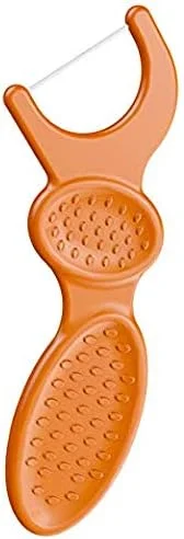 نخ دندان کودکان پلاکرز، آبی، زرد، نارنجی، میوه های وحشی، 75 عدد