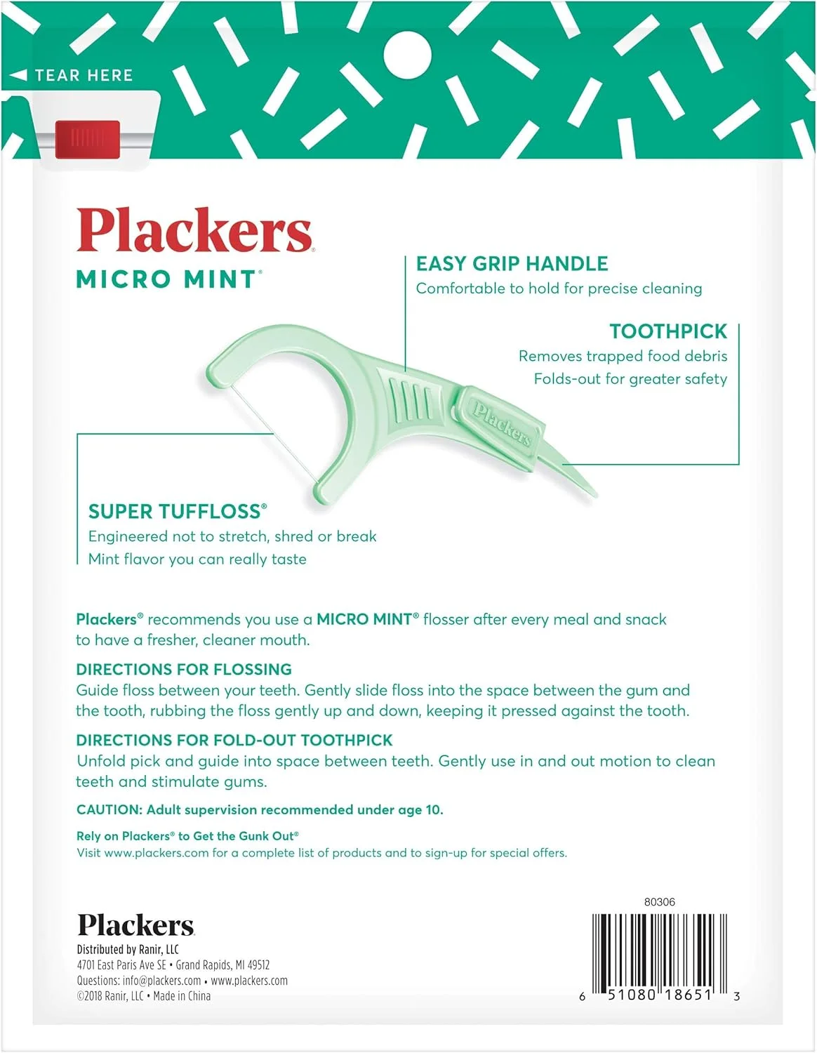 نخ دندان کمانی پلاکرز با طعم نعناع، 150 عدد، بسته 2 عددی نخ دندان کمانی پلاکرز با طعم نعناع، 150 عدد، بسته 2 عددی