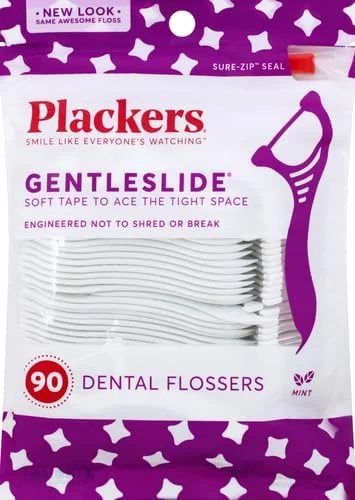 نخ دندان کمانی Plackers Gentleslide، 90 عدد