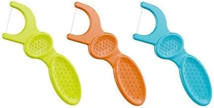 پلاکرز، نخ دندان بچه گانه Dual Gripz، حاوی فلوراید، با طعم اسموتی میوه، 75 عدد