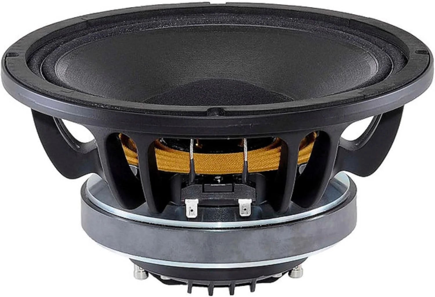 بلندگوی کواکسیال 10 اینچی B & C Speakers 10FCX64-8 با دیافراگم تیتانیومی و توان 250 وات RMS و حداکثر توان 500 وات، درایور بلندگوی کامپوننت صوتی حرفه ای برای خودرو و موتورسیکلت