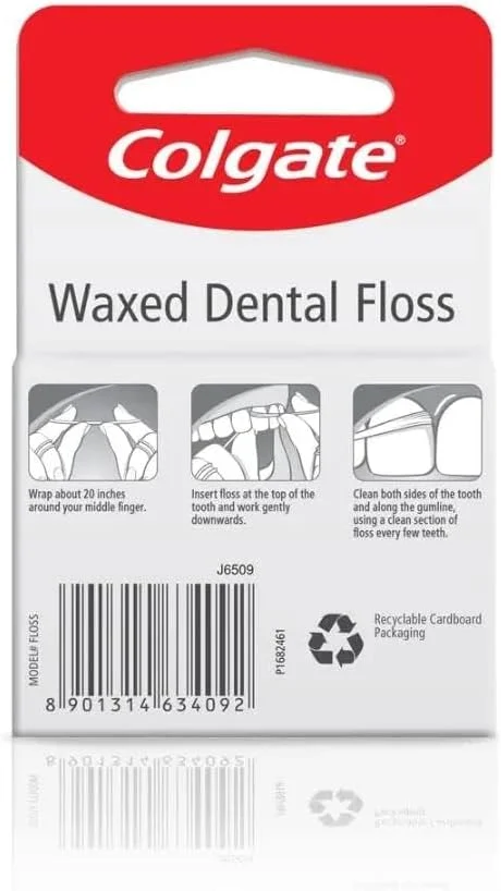 نخ دندان موم دار کلگیت برای بهبود سلامت دهان - بسته 6 عددی (25 متر در هر بسته) نخ دندان موم دار کلگیت برای بهبود سلامت دهان - بسته 6 عددی (25 متر در هر بسته)