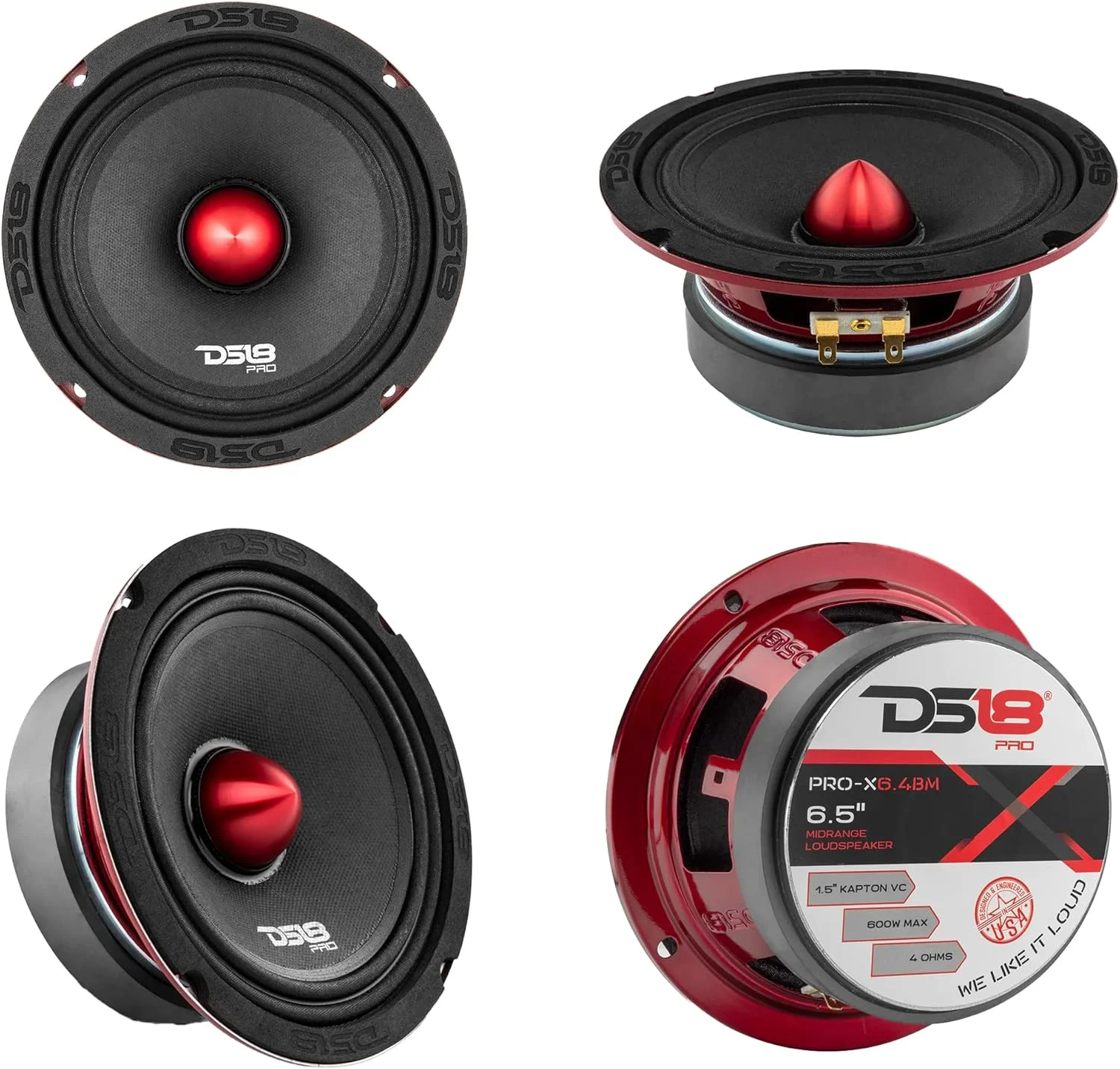 باندل سیستم صوتی Soundskins شامل بلندگوی DS 18 PRO-X6.4BM 6.5 اینچی، حداکثر توان 500 وات / توان اسمی 250 وات، بلندگوی میان رده برای درب خودرو یا کامیون به همراه نوارهای حلقه ای فوم موج دار عایق صدا باندل سیستم صوتی Soundskins شامل بلندگوی DS 18 PRO-X6.4BM 6.5 اینچی، حداکثر توان 500 وات / توان اسمی 250 وات، بلندگوی میان رده برای درب خودرو یا کامیون به همراه نوارهای حلقه ای فوم موج دار عایق صدا