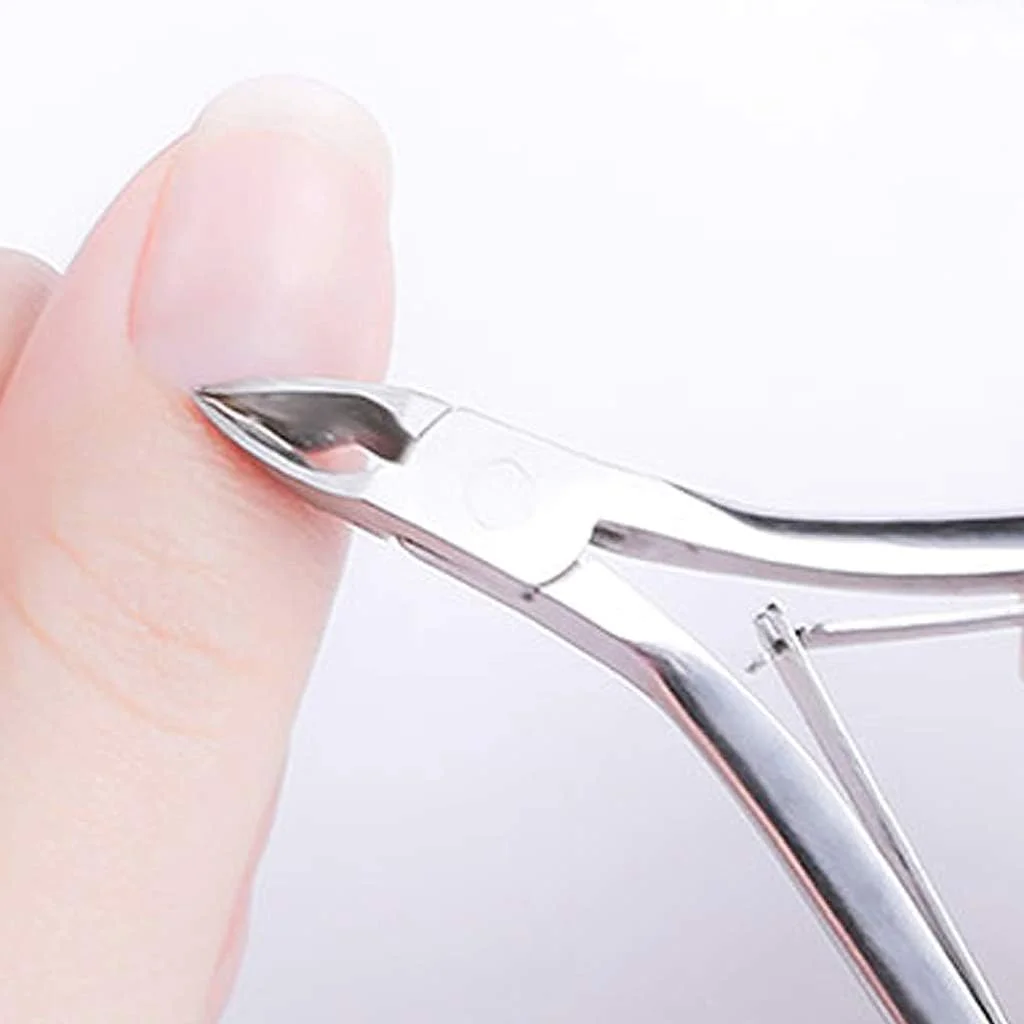 گوشت گیر ناخن LIUJZZJ با پوشر کوتیکول استیل ضد زنگ، از بین برنده کوتیکول و ابزار زیبایی برای ناخن دست و پا