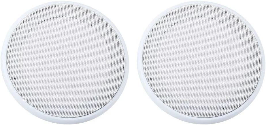 محافظ بلندگو Serounder در اندازه های 6.5/8 اینچ، توری بلندگو، پوشش بلندگوی صوتی خودرو، توری فلزی دایره ای تزئینی برای بلندگوهای اصلی، پتو، سیستم های صوتی خودرو و غیره، 2 عدد (8 اینچ)