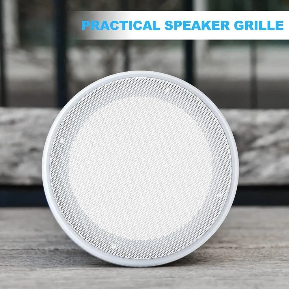 محافظ بلندگو Serounder در اندازه های 6.5/8 اینچ، توری بلندگو، پوشش بلندگوی صوتی خودرو، توری فلزی دایره ای تزئینی برای بلندگوهای اصلی، پتو، سیستم های صوتی خودرو و غیره، 2 عدد (8 اینچ) محافظ بلندگو Serounder در اندازه های 6.5/8 اینچ، توری بلندگو، پوشش بلندگوی صوتی خودرو، توری فلزی دایره ای تزئینی برای بلندگوهای اصلی، پتو، سیستم های صوتی خودرو و غیره، 2 عدد (8 اینچ)