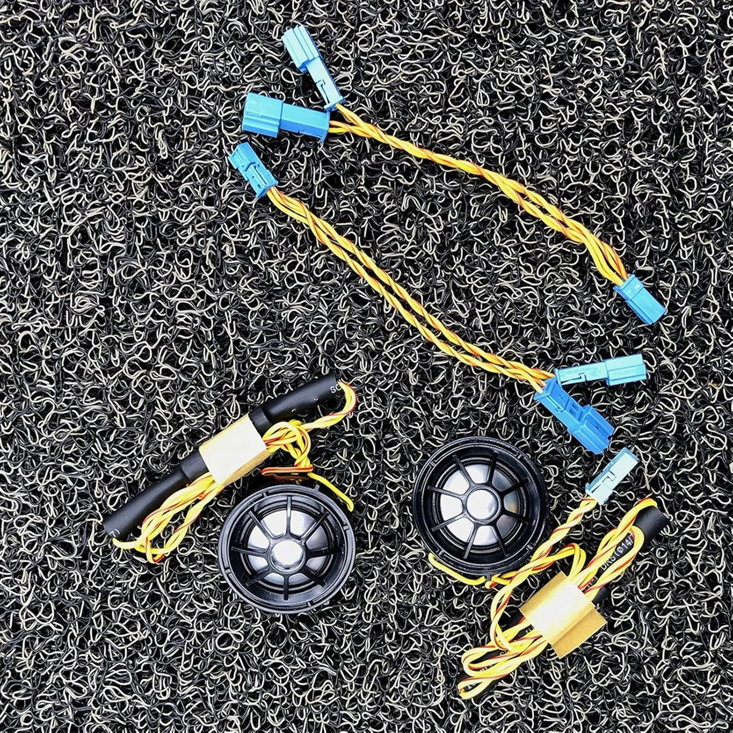 روکش تیوتر خودرو Rynplex، روکش محافظ تزئینی بلندگوی خودرو، محافظ بوق، پوسته محافظ، تریم بلندگوی درب جلو، برای BMW، روکش بلندگو خودرو F10 F11 (تیوتر)