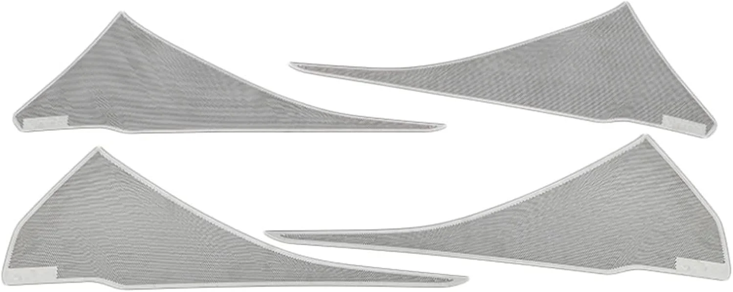 روکش قاب بلندگوی درب خودرو Rynplex مناسب برای هیوندای سانتافه 2019 2020، تریم کرومی بلندگو، استیکر، لوازم جانبی داخلی، روکش بلندگوی خودرو (سفید)