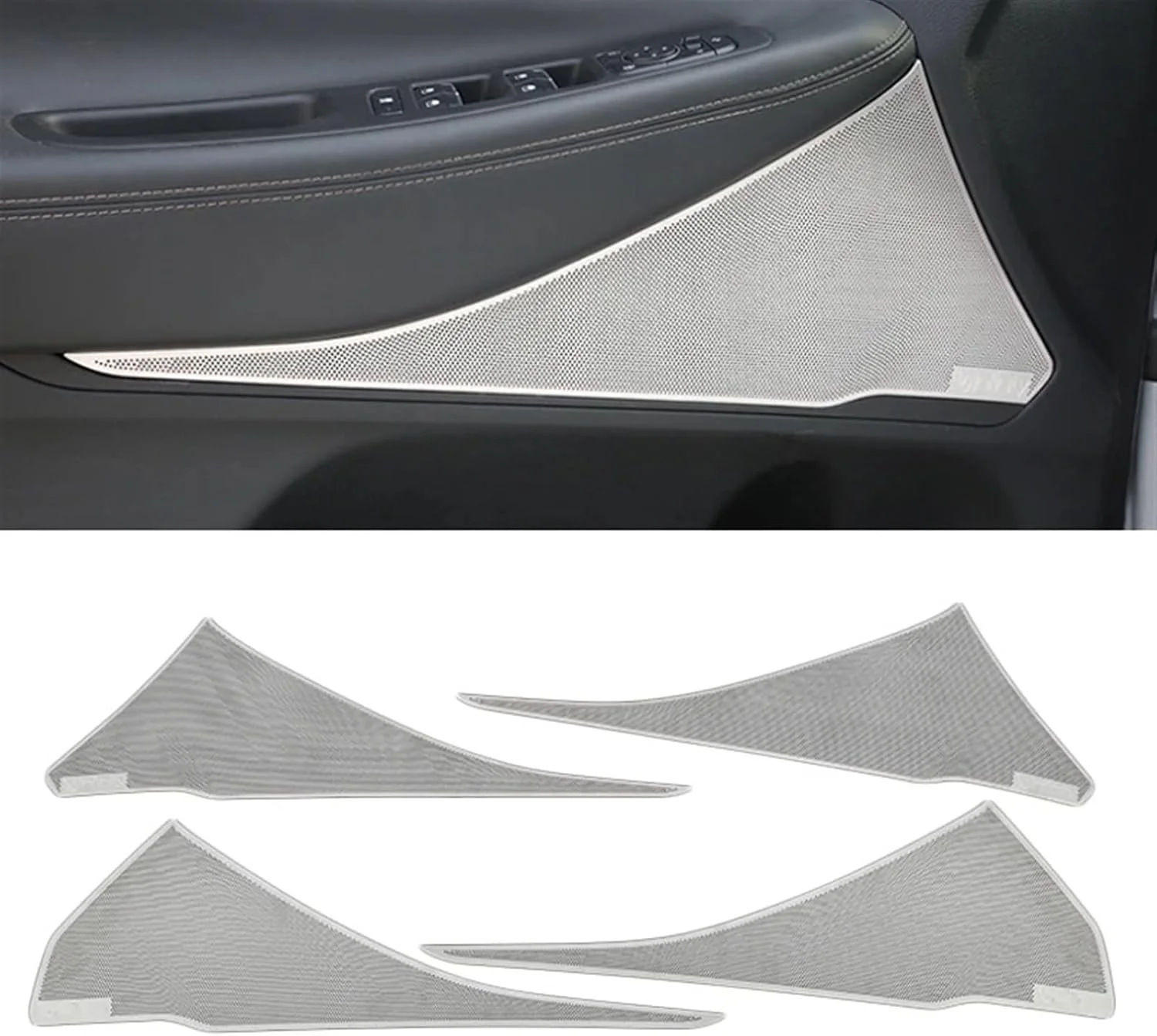 روکش قاب بلندگوی درب خودرو Rynplex مناسب برای هیوندای سانتافه 2019 2020، تریم کرومی بلندگو، استیکر، لوازم جانبی داخلی، روکش بلندگوی خودرو (سفید) روکش قاب بلندگوی درب خودرو Rynplex مناسب برای هیوندای سانتافه 2019 2020، تریم کرومی بلندگو، استیکر، لوازم جانبی داخلی، روکش بلندگوی خودرو (سفید)