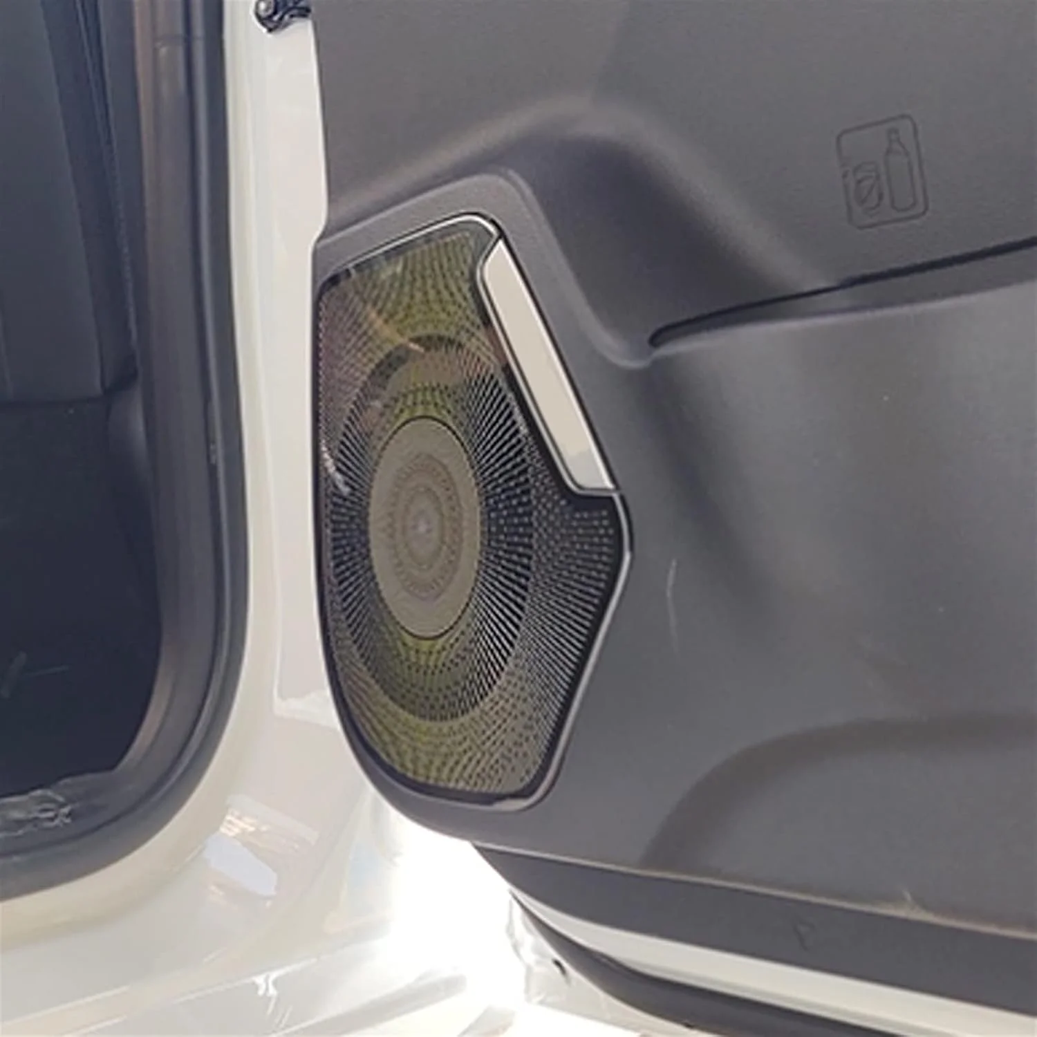 روکش بلندگوی درب خودرو Rynplex، تریم پد بلندگو قاب استیل ضد زنگ لوازم جانبی داخلی، برای هاوال جولیون 2020-2021 روکش بلندگو خودرو (نقره ای مات سقف) روکش بلندگوی درب خودرو Rynplex، تریم پد بلندگو قاب استیل ضد زنگ لوازم جانبی داخلی، برای هاوال جولیون 2020-2021 روکش بلندگو خودرو (نقره ای مات سقف)