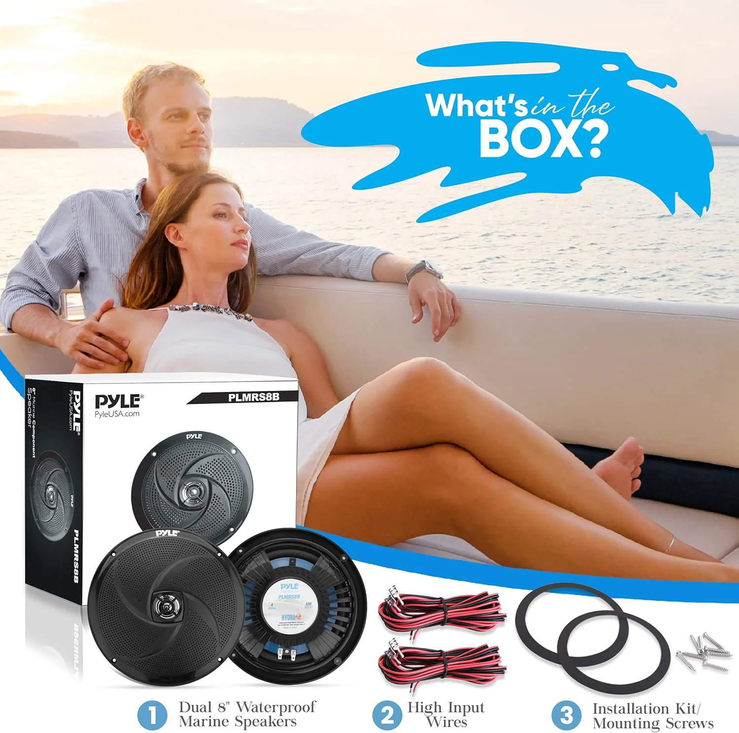 بلندگوهای دریایی خودرو PyleUsa - سیستم بلندگوی کامپوننت خودرو ضد آب کم مشخصات 320 واتی 4 اهمی دو طرفه، آهنربای 8 اونس، سیم پیچ صوتی، برای قایق، کامیون، شناور، موبایل، آفرود صوتی سفارشی (مشکی) بلندگوهای دریایی خودرو PyleUsa - سیستم بلندگوی کامپوننت خودرو ضد آب کم مشخصات 320 واتی 4 اهمی دو طرفه، آهنربای 8 اونس، سیم پیچ صوتی، برای قایق، کامیون، شناور، موبایل، آفرود صوتی سفارشی (مشکی)