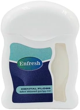 نخ دندان نعنایی و موم اندود Enfresh، 50/55 متری