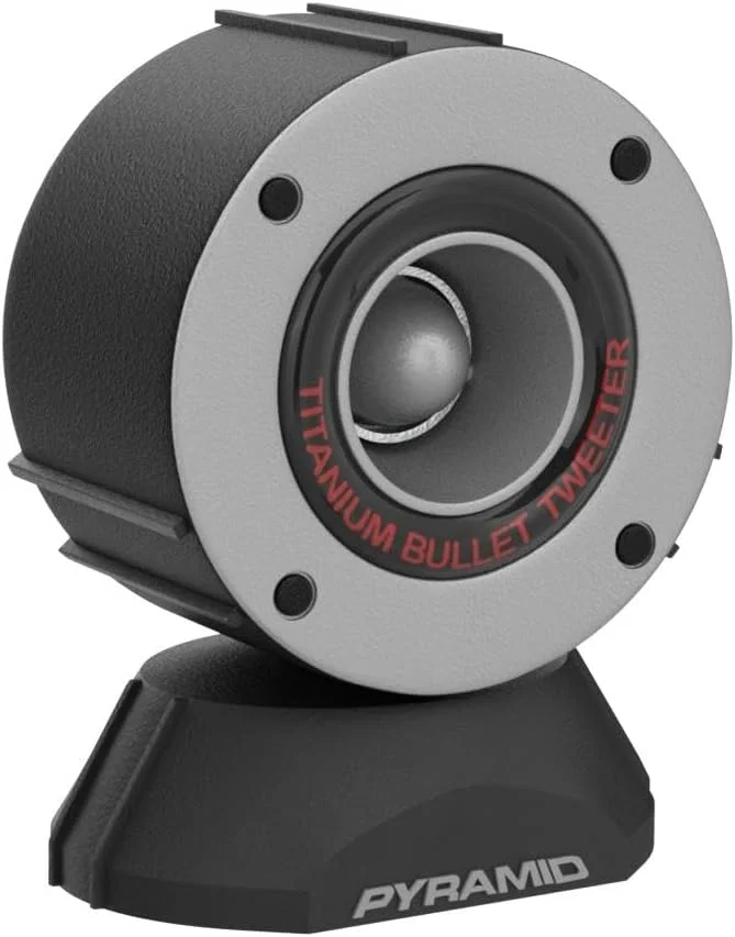 بلندگوی تیوتر دریایی 300 واتی Pyramid - هورن آلومینیومی 3.75 اینچی با تیوتر گنبدی تیتانیومی 1 اینچی، پاسخ فرکانسی 2k-25kHz، امپدانس 4 اهم، ساختار آهنربایی سنگین 20 اونسی - TW28 (جفت)
