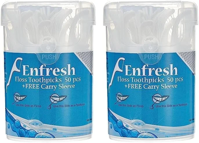 خلال دندان نخ دار Enfresh، 50 عددی (بسته 2 عددی)