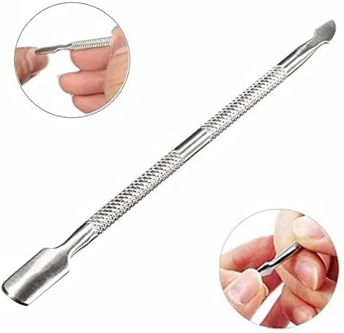 ابزار حرفه ای عقب زننده کوتیکول ناخن استیل ضد زنگ، ابزار مانیکور پدیکور (6 عدد)
