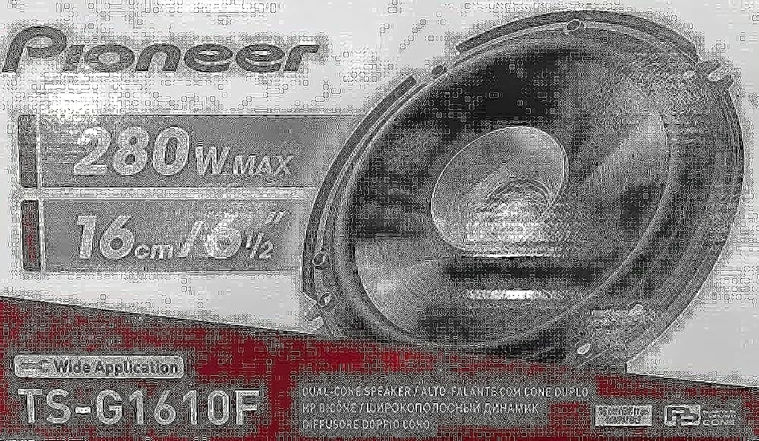 بلندگوهای صوتی خودرو پایونیر TS-G1610F 16 سانتی متر 280 وات 2 طرفه