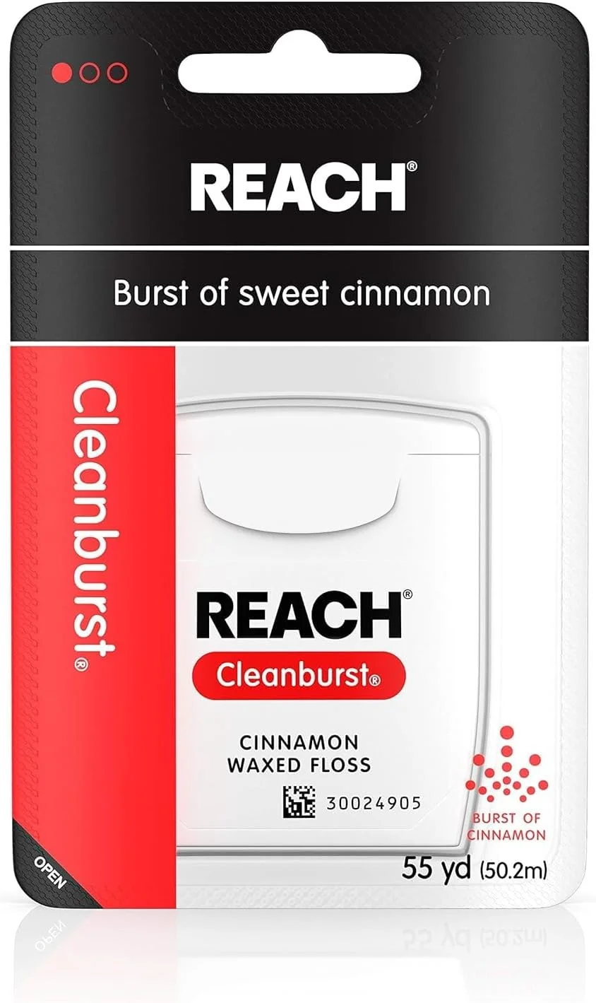 نخ دندان موم دار دارچینی ریچ Cleanburst، 50 متر (بسته 8 عددی)