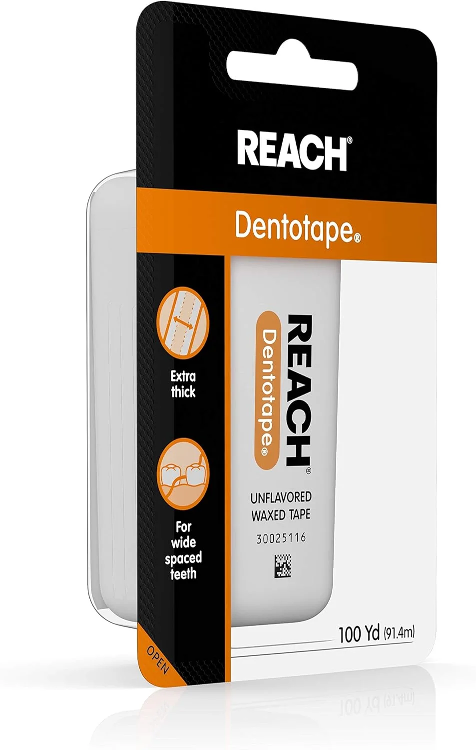 ریچ - نوار دندان دنتوتیپ موم دار، نخ دندان، 91 متر