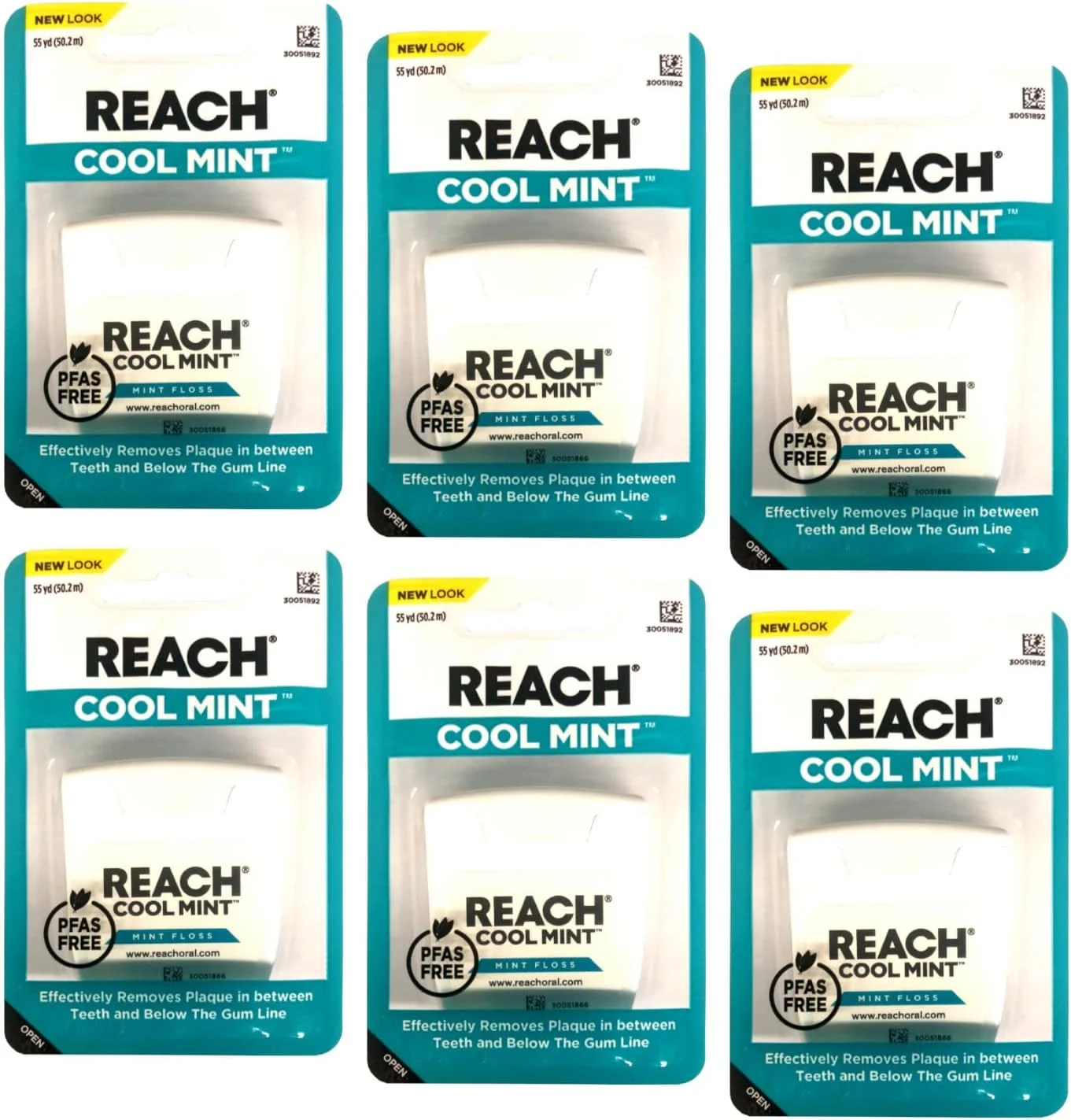 نخ دندان لیسترین، نعناع خنک، 6 عدد