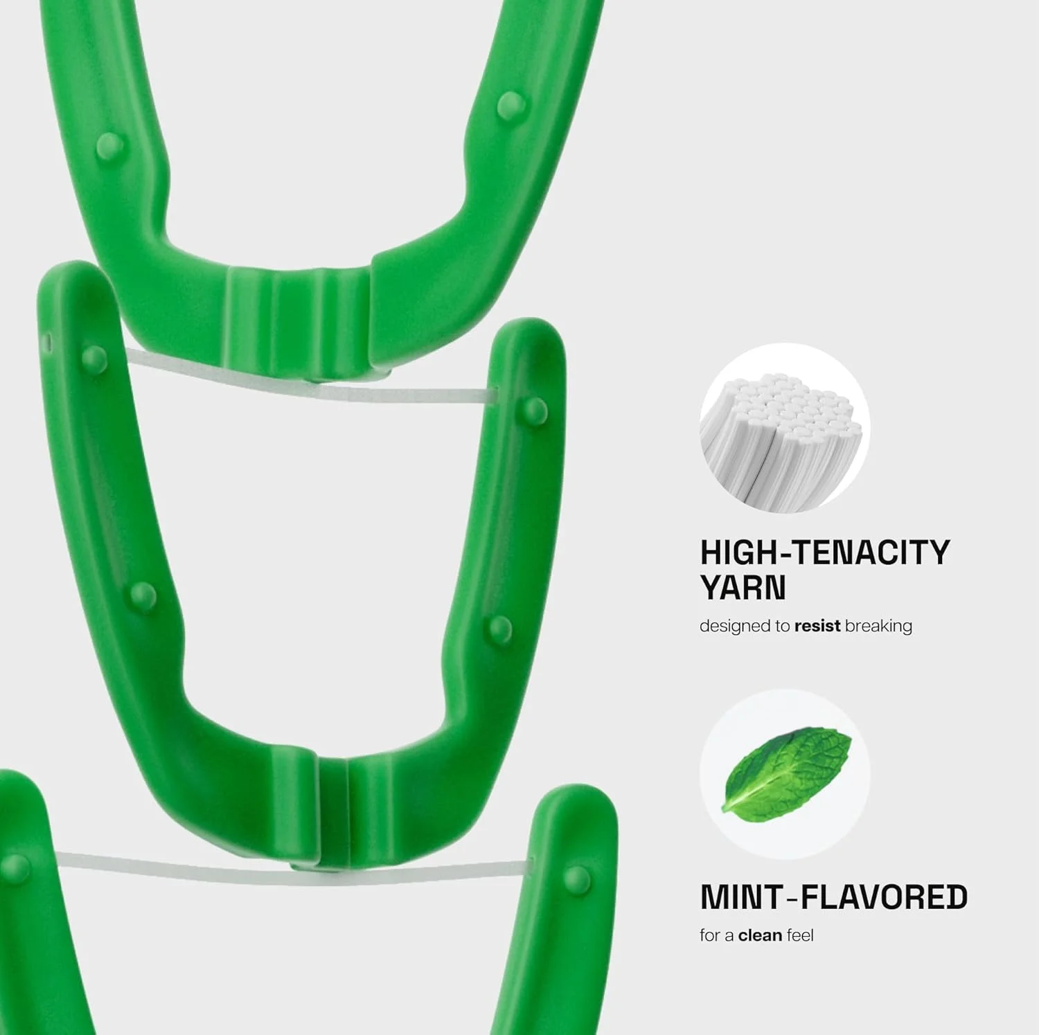 سری یدک نخ دندان کمانی ریچ Ultra Clean، نعنایی، از بین برنده پلاک دندان، مقاوم در برابر ریش ریش شدن، برای نواحی دور از دسترس، مراقبت از دهان، بدون PFAS، برای بزرگسالان و کودکان، بسته 6 عددی، 28 عدد