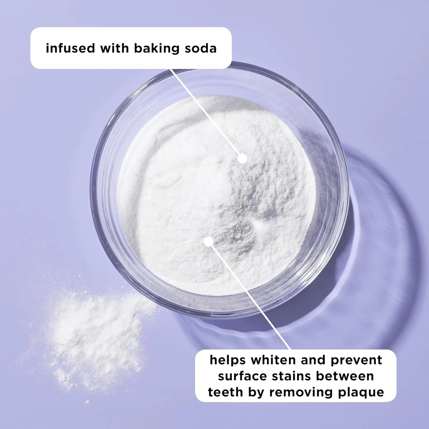 نخ دندان سفید کننده ریچ پاپ، نعناع، حاوی جوش شیرین، سفید کننده دندان، از بین برنده پلاک دندان، مقاوم در برابر ریش ریش شدن، موم گیاهی، بدون تست حیوانی، مراقبت از دهان، بدون PFAS، 1 بسته، 50 متر