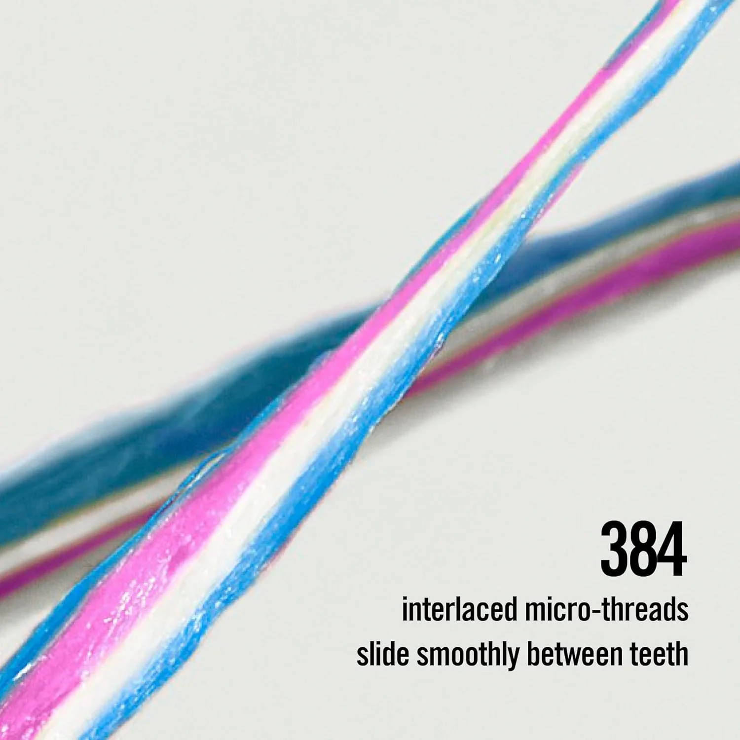 نخ دندان سفید کننده ریچ پاپ، نعناع، حاوی جوش شیرین، سفید کننده دندان، از بین برنده پلاک دندان، مقاوم در برابر ریش ریش شدن، موم گیاهی، بدون تست حیوانی، مراقبت از دهان، بدون PFAS، 1 بسته، 50 متر