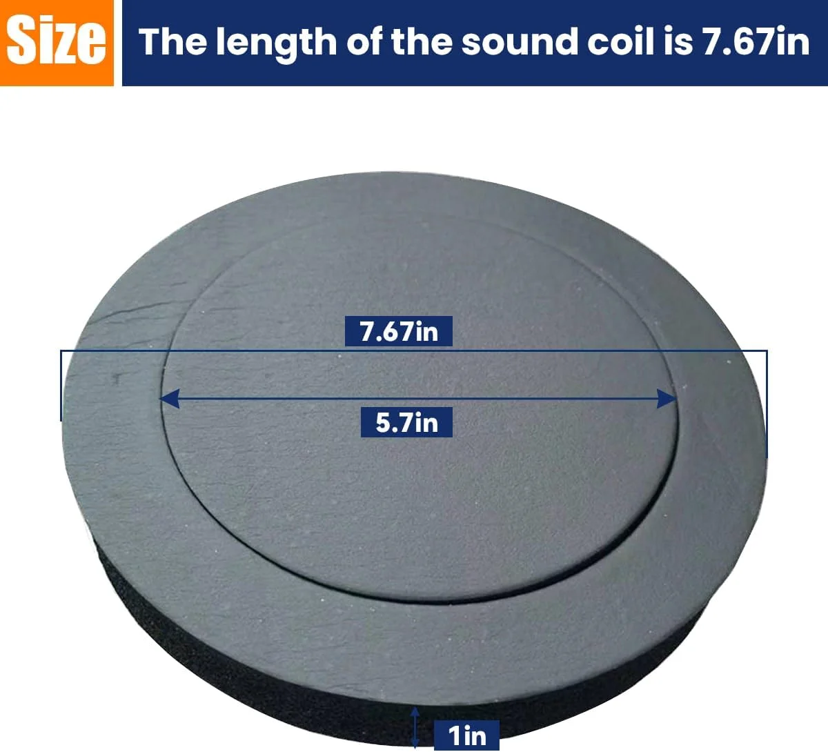 حلقه فوم تقویت کننده بلندگو Osilly، بسته 4 عددی، 6.5 اینچی، حلقه های فوم بلندگوی درب خودرو، کیت اسفنجی ضد صدا خود چسب، پد مسدود کننده باس با بازگشت بالا برای بلندگوی صوتی استریو