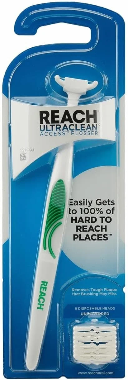 Listerine Ultraclean Access Flosser, Starter Pack (Pack of 2)