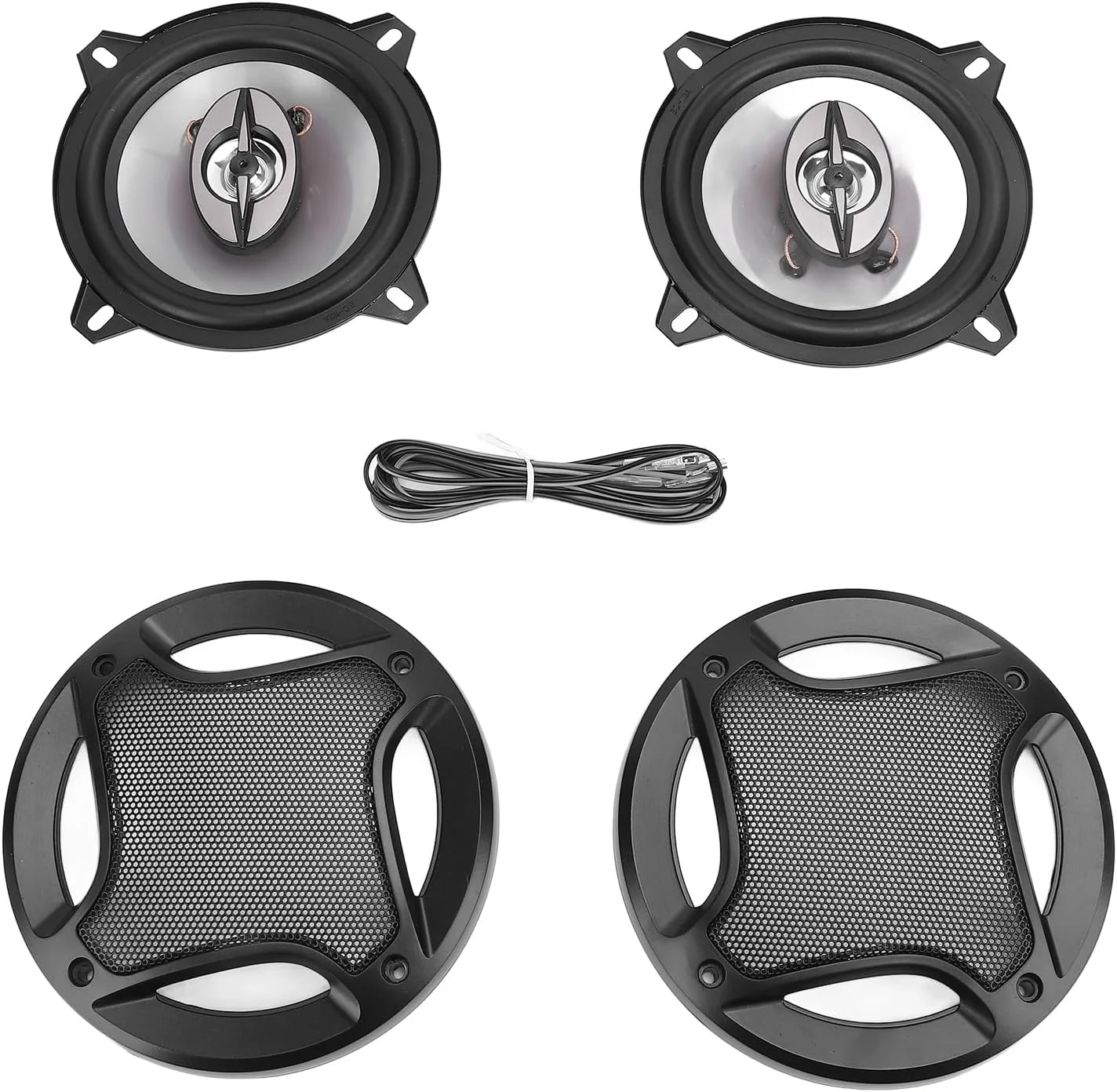 یک جفت بلندگوی استریو خودرو 5 اینچی NDNCZDHC، 300 وات، 88 دسی بل، 4 اهم، با افکت صدای قابل تنظیم، صدای شفاف و باس، مناسب برای خودرو DC12V یک جفت بلندگوی استریو خودرو 5 اینچی NDNCZDHC، 300 وات، 88 دسی بل، 4 اهم، با افکت صدای قابل تنظیم، صدای شفاف و باس، مناسب برای خودرو DC12V