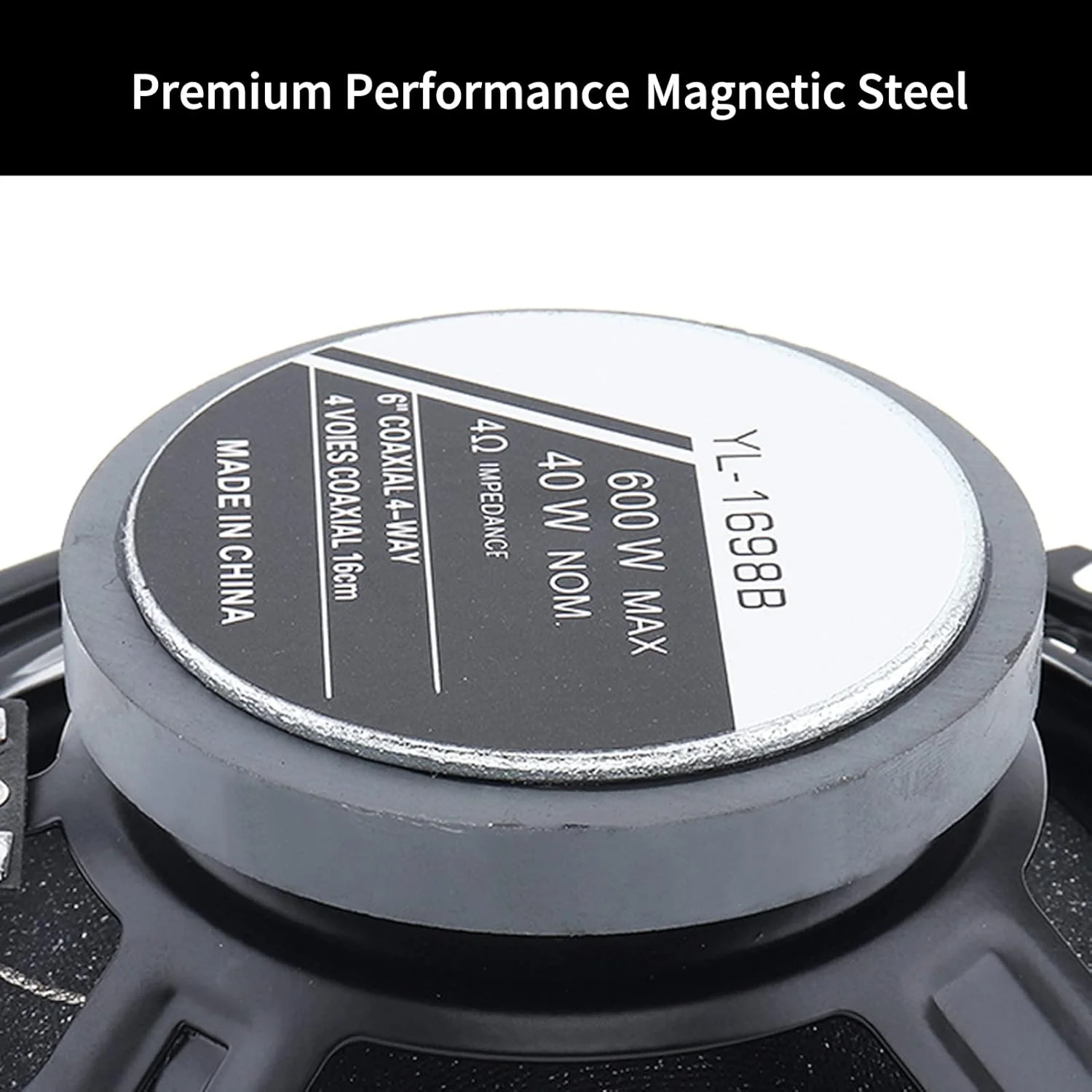 یک جفت بلندگوی درب خودرو مورلیان 6 اینچی، حداکثر توان 600 وات، 4 طرفه، صدای کامل، توییتر، بلندگوهای کواکسیال